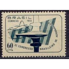 SB0359N-SELO 3º CONGRESSO BRASILEIRO DE AERONÁUTICA - 1955 - N