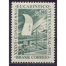 SB0365M-SELO 36º CONGRESSO EUCARÍSTICO INTERNACIONAL, 1,40 - 1955 - MINT