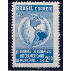 SB0426N-SELO 7ª REUNIÃO DO CONGRESSO INTERAMERICANO DE MUNICÍPIOS - 1958 - N