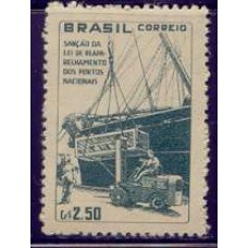 SB0434N-SELO LEI 3421/1958 DO FUNDO PORTUÁRIO NACIONAL - 1959 - N