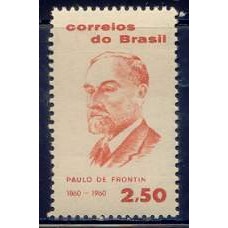 SB0451N-SELO CENTENÁRIO DO NASCIMENTO DO ENGENHEIRO PAULO DE FRONTIN - 1960 - N