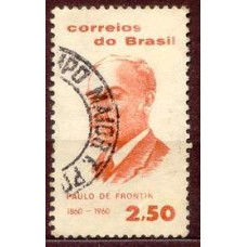 SB0451U-SELO CENTENÁRIO DO NASCIMENTO DO ENGENHEIRO PAULO DE FRONTIN - 1960 - U