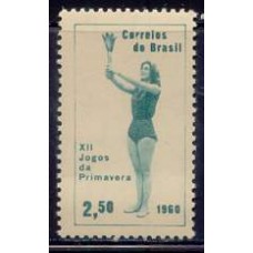 SB0453M-SELO 12º JOGOS DA PRIMAVERA - 1960 - MINT