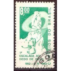 SB0470U-SELO CINQUENTENÁRIO DA 1ª ESCALADA AO 'DEDO-DE-DEUS' - 1962 - U