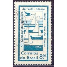 SB0474U-SELO CAMPEONATO BRASILEIRO DE VELA CLASSE SNIPE - 1962 - U
