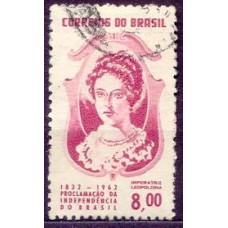SB0476U-SELO 140º ANIVERSÁRIO DA INDEPENDÊNCIA DO BRASIL - 1962 - U