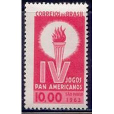 SB0489M-SELO IV JOGOS PANAMERICANOS SÃO PAULO - 1963 - MINT