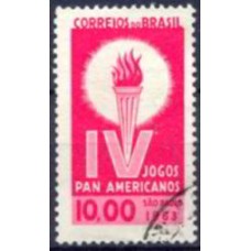 SB0489U-SELO IV JOGOS PANAMERICANOS SÃO PAULO - 1963 - U
