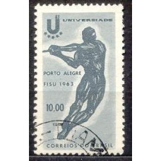 SB0496U-SELO JOGOS UNIVERSITÁRIOS PORTO ALEGRE - 1963 - U