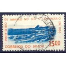 SB0515U-SELO PROPAGANDA DO 4º CENTENÁRIO DA CIDADE DO RIO DE JANEIRO, FLAMENGO - 1964 - U