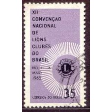 SB0527U-SELO XII CONVENÇÃO NACIONAL DE LIONS CLUBES - 1965 - U
