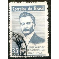 SB0529U-SELO 100 ANOS DO NASCIMENTO DE EPITÁCIO PESSOA - 1965 - U