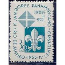 SB0533M-SELO 1º JAMBOREE PANAMERICANO - 1965 - MINT