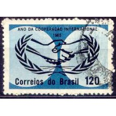 SB0535U-SELO ANO DA COOPERAÇÃO INTERNACIONAL - 1965 - U