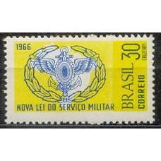 SB0553N-SELO PROPAGANDA DA NOVA LEI MILITAR - 1966 - N