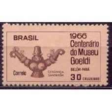 SB0555N-SELO CENTENÁRIO DO MUSEU EMÍLIO GOELDI - 1966 - N