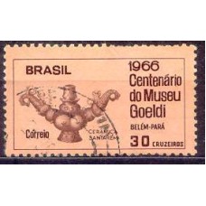 SB0555U-SELO CENTENÁRIO DO MUSEU EMÍLIO GOELDI - 1966 - U