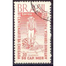 SB0558U-SELO BICENTENÁRIO DA CHEGADA DO CAPITÃO-MOR ANTONIO CORREIA PINTO A LAGES - 1966 - U