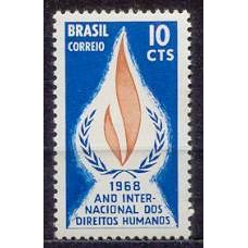 SB0592N-SELO ANO INTERNACIONAL DOS DIREITOS HUMANOS - 1968 - N