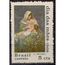 SB0597M-SELO DIA DAS MÃES - 1968 - MINT