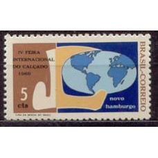 SB0630M-SELO IV FEIRA INTERNACIONAL DO CALÇADO - 1969 - MINT