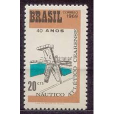 SB0637M-SELO 40º ANIVERSÁRIO DO NÁUTICO ATLÉTICO CEARENSE - 1969 - MINT