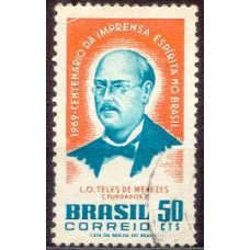 SB0640U-SELO CENTENÁRIO DA IMPRENSA ESPÍRITA NO BRASIL - 1969 - U