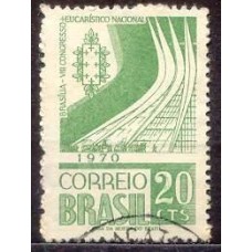 SB0676U-SELO 8º CONGRESSO EUCARÍSTICO NACIONAL - 1970 - U