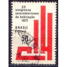 SB0693U-SELO 3º CONGRESSO INTERAMERICANO DE HABITAÇÃO - 1971 - U