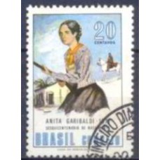 SB0704U-SELO SESQUICENTENÁRIO DE ANITA GARIBALDI - 1971 - U