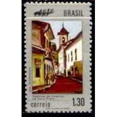 SB0724M-SELO PROMOÇÃO DO TURISMO NACIONAL, FESTIVAL DE OURO PRETO - 1972 - MINT