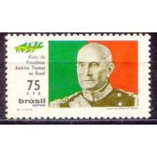 SB0727M-SELO VISITA DO PRESIDENTE THOMAZ DE PORTUGAL - 1972 - MINT