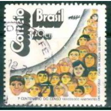 SB0760U-SELO DESENVOLVIMENTO NACIONAL, CENTENÁRIO DO 1º CENSO - 1972 - U