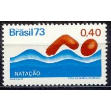 SB0774M-SELO PROMOÇÃO DO ESPORTE E DA APTIDÃO FÍSICA, NATAÇÃO - 1973 - MINT