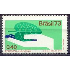 SB0800M-SELO CAMPANHA DA PROTEÇÃO NACIONAL, NATUREZA - 1973 - MINT