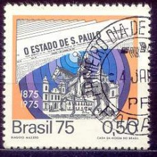 SB0872U-SELO CENTENÁRIO DO JORNAL O ESTADO DE SÃO PAULO - 1975 - U