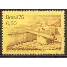 SB0876M-SELO FORTALEZAS COLONIAIS, SANTA CRUZ - 1975 - MINT