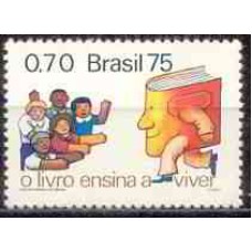 SB0909M-SELO DIA DO LIVRO - 1975 - MINT