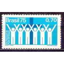 SB0914M-SELO DIA NACIONAL DE AÇÃO DE GRAÇAS - 1975 - MINT