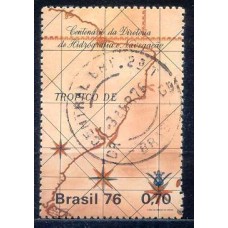 SB0924U-SELO CENTENÁRIO DA DIRETORIA DE HIDROGRAFIA E NAVEGAÇÃO DA MARINHA (DO BLOCO) - 1976 - U