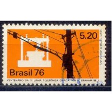 SB0925U-SELO CENTENÁRIO DO TELEFONE - 1976 - U