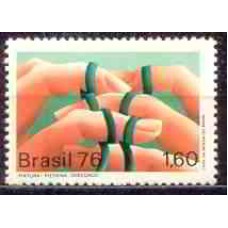 SB0932N-SELO ARTES PLÁSTICAS CONTEMPORÂNEAS NO BRASIL, PINTURA "DEDOS" - 1976 - N