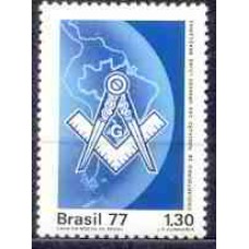 SB0996M-SELO CINQUENTENÁRIO DA FUNDAÇÃO DAS GRANDES LOJAS BRASILEIRAS - 1977 - MINT