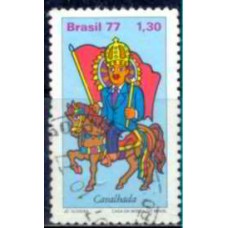 SB0999U-SELO FOLCLORE BRASILEIRO - CAVALHADA, CAVALHADA - 1977 - U