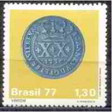 SB1002N-SELO MOEDAS DO BRASIL COLONIAL, VINTÉM - 1977 - N