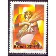 SB1028M-SELO DIPLOMACIA BRASILEIRA - PAZ E DESENVOLVIMENTO - 1977 - MINT