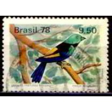 SB1038U-SELO PROTEÇÃO À FAUNA - PÁSSAROS BRASILEIROS, TANGARÁ - 1978 - U
