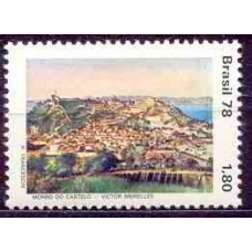 SB1069M-SELO PAISAGEM BRASILEIRA NA PINTURA, MORRO DO CASTELO - 1978 - MINT