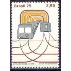 SB1079M-SELO INAUGURAÇÃO DO METRÔ DO RIO DE JANEIRO - 1979 - MINT