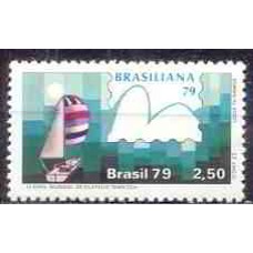 SB1086M-SELO EXPOSIÇÃO FILATÉLICA BRASILIANA 79 - VELEIROS, O'DAY 23 - 1979 - MINT